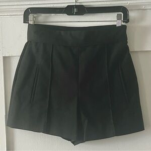 Zara High Waist Black Women's Shorts